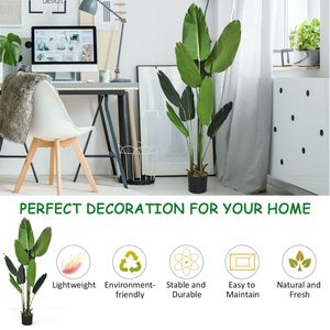 Albero Tropicale Artificiale Decorativo da Interno ed Esterno, 1,6 Metri - Product Image 4