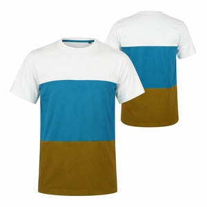 Solid Color Casual Mens T <b>Shirts</b> Cotton Breathable Short Sleeve Stock Bulk Made In Pakistan Best Selling Price Cotton Solid - Product Image 2