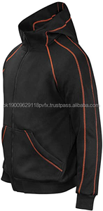 เสื้อฮู้ดซิปผู้ชายสำหรับฤดูหนาว ปักโลโก้ตามสั่ง สีพื้น น้ำหนักเบา และกันน้ำ - Product Image 5