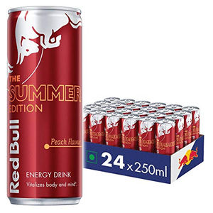 Bebida Energética Red Bull Edición Durazno, 24 Latas de 255ml, 0g de Grasa, 0g de Proteína, Perfil Energético Limpio, Ideal para Tiendas de Conveniencia - Product Image 2