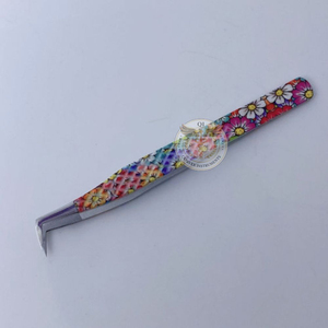 Pinzas de Acero Inoxidable para Pestañas, 1 Pieza, Pinzas Profesionales para Extensión de Pestañas, Curvas y Rectas, Herramientas de Maquillaje - Product Image 2