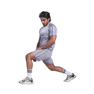 Camisetas Deportivas Personalizadas para Hombre, Ajustadas, con Logotipo Frontal, de Secado Rápido y Transpirables, para Gimnasio y Entrenamiento - Product Image 4