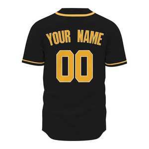 Camisetas de Béisbol Personalizadas con Tecnología de Absorción de Humedad, Nombres, Números y Logotipos Personalizados para un Mejor Rendimiento - Product Image 3