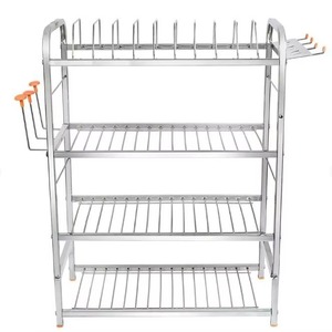 Égouttoir à vaisselle en métal élégant et robuste pour des comptoirs de cuisine bien organisés, fabriqué avec soin par KRAFT WORLD - Product Image 2