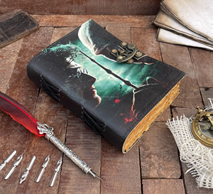 Diario de cuero estampado de Harry Potter, regalos Diario Vintage de cuero para hombres, diario de escritura de bruja, brujería - Product Image 2