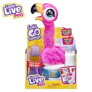 Juguete Electrónico de Plástico, Pequeño Animal de Compañía Interactivo, Flamenco que Habla y Canta, Juguete de Simulación de Alimentación y Defecación, Regalo para Niños de 4 Años en Adelante - Product Image 1