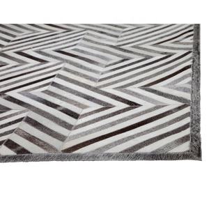 Alfombra de piel de vaca de retazos hecha a mano pelo Real en alfombra de cuero piel Natural uso interior y exterior para decoración del hogar y la Oficina - Product Image 5