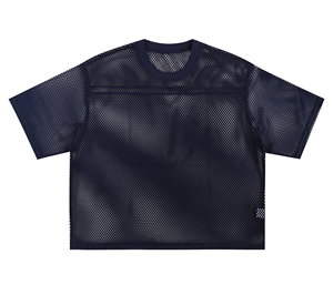 Camiseta de Manga Corta de Malla Transpirable al por Mayor |   Ropa Deportiva Ligera y Transparente |   Camiseta Deportiva Informal con Logotipo Personalizado 100% Poliéster - Product Image 5