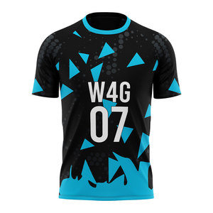 Camisetas de Fútbol Personalizadas para Hombre, 100% Poliéster, Cuello Redondo, Impresión por Sublimación, Antibacterianas, Transpirables, de Secado Rápido - Product Image 5
