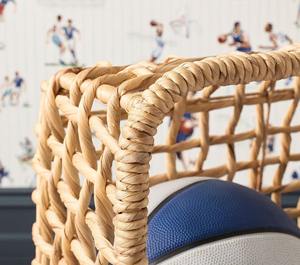 Football Goal Water Hyacinth Storage <b>Basket</b> Handmade Storage <b>Basket</b> Wholesale eco-friendly Made in Vietnam - Product Image 2