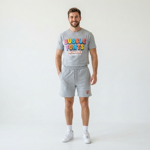 Conjuntos de Camiseta y Pantalones Cortos con Estampado Gráfico, Estilo Urbano, Unisex, Personalizados al por Mayor - Product Image 6