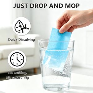 100 tabletas limpiadoras de suelos, <span class=keywords><strong>limpiador</strong></span> antibacteriano multisuperficie para madera dura, laminado, azulejos y paredes de caravanas - Product Image 5