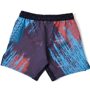 Pantalones Cortos de Lucha Profesional para Hombre, de Lona Sólida, Secado Rápido, Transpirables, Costuras Reforzadas, Abertura Lateral, Cordón Ajustable - Product Image 2