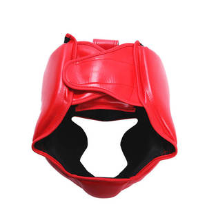 Protège-tête de boxe personnalisable OEM en cuir PU avec impression de logo sur mesure, design respirant et durable pour adultes - Product Image 2