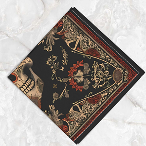 Écharpes de tête en satin de soie de haute qualité avec logo personnalisé pour femmes, bandanas, design tendance, style hip-hop, motifs animaliers/camouflage/dessins animés - Product Image 1