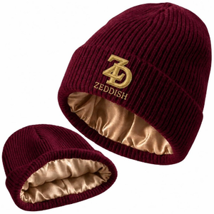 Classic Unisex Premium Soft Knit Winter <b>Beanie</b> Solid Casual 100% <b>Wool</b> Cozy Luxury Customized High Quality - Product Image 3