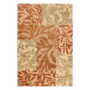 Best Selling Products Patchwork Floral Area Rug Rectangle Transitional Style Tufted Polypropylene Stain Resistant Living Room - Product Image 1