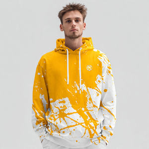 Sweat à capuche d'hiver pour homme, style streetwear, en polaire 400 g/m², coupe jogger - Product Image 5