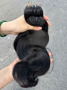 Venta al por mayor de fábrica Lexhair: Cabello virgen vietnamita 100% de doble trama súper premium de 100g, ondulado natural. - Product Image 2