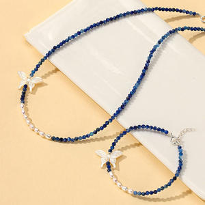 Collar de Perlas de Agua Dulce de Estilo Chino Nuevo de Alta Calidad, Colgante de Calabaza Natural, Cadena de Clavícula de Jade de Hielo, Nueva Moda - Product Image 1