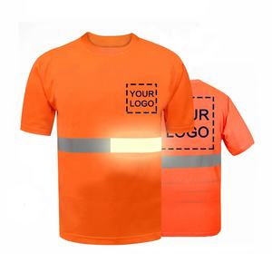 Chaqueta de Trabajo de Alta Visibilidad Personalizable, Uniforme de Trabajo para Exteriores, Sudadera de Manga Corta de Poliéster - Product Image 3