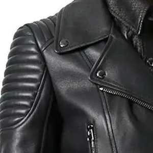 Texture Durable <b>Stitching</b> Comfortable Fit Fashion Outerwear OEM Women Leather Jacket PU Leather <b>Coat</b> Custom Design Smooth - Product Image 4