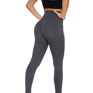 Leggings tricotés pour femmes, taille haute, sans couture, séchage rapide, collants de fitness, extensibles, confortables, vêtements de sport pour la salle de sport - Product Image 5