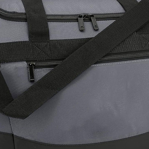 Bolsa de Lona Personalizada Gris y Negra de 30-40L con Correa Ajustable y Cierre de Cremallera, Unisex, Informal, para Viajes y Gimnasio - Product Image 4