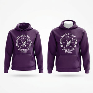 Sudadera con Capucha para Mujer, Mezcla de Algodón Premium, 320 GSM, Color Rosa Intenso, con Logotipo Personalizado Serigrafiado y Bolsillo Tipo Canguro - Product Image 3