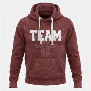 Sudadera con capucha de punto gofrado con textura térmica, mezcla de algodón 300GSM, con cremallera de pedrería y motivo de esqueleto con cristales termofijados - Product Image 2