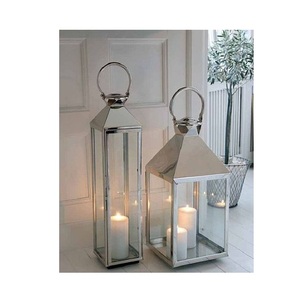 Durable metal <b>lantern</b> for candle display crafted for premium decorative ambiance in hospitality and home <b>settings</b> - Product Image 2