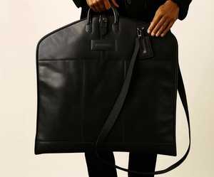 Sac de transport pour costume en cuir de vachette véritable de qualité supérieure, fermeture éclair robuste, sac de voyage pour vêtements, protection personnalisée pour vêtements, LSC-0001 - Product Image 2