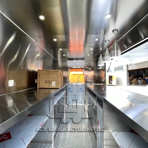 Nuevo Remolque Comercial de Aluminio ACB para Alimentos, Bar Totalmente Equipado con Equipo de Asador de Pollo y Helados para Snacks y Papas Fritas - Product Image 3