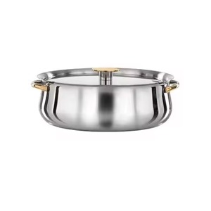 Vaisselle élégante en métal, pot à fondue design, casserole isotherme, bol de service élégant pour la cuisine - Product Image 6