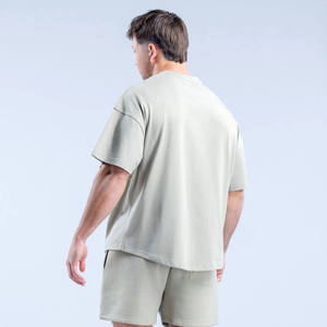 Camisetas de Gimnasio para Hombre de Alta Calidad, 100% Algodón, Logotipo Personalizado Impreso, Mangas Cortas, Tejido Transpirable y Suave - Product Image 4