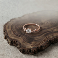 IGI-Zertifizierter Labor-Diamantring für Damen, Bestseller Ovaler VVS Labor-Diamant Solitär-Ring für Jubiläum und Hochzeit