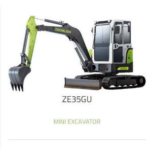 Venta caliente Zoomlion ZE35GU 4ton Mini para Kubota EPA Excavadora sobre orugas CE Certificado Retroexcavadora - Product Image 2