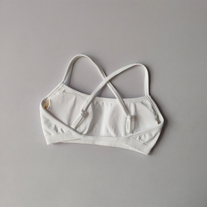 Soutiens-gorge de sport sans couture anti-choc pour femme, avec dos élégant, hauts de yoga, tops courts de sport, tenue de fitness avec effet froncé aux fesses - Product Image 2