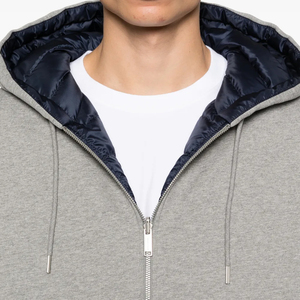 Men's Premium Cotton Hooded Down <b>Jacket</b> Winter Insulated <b>Zip</b>-<b>Up</b> Puffer Coat Windproof Outdoor <b>Jacket</b> custom OEM Manufacturer - Product Image 4