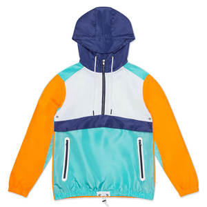 Veste coupe-vent réversible à capuche pour homme, légère, décontractée, avec fermeture éclair sur le devant, pour l'extérieur - Product Image 2