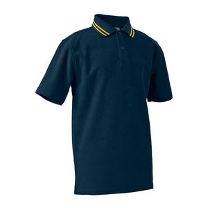 Vente directe d'usine contraste col hommes Polo Logo personnalisé imprimé coton doux respirant hommes manches courtes chemise de rugby - Product Image 3