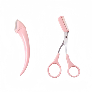 Tijeras de Manicura con Logotipo Personalizable, Extra Finas, para Cutículas, Afiladas, Rectas, de Acero Inoxidable, para Diestros, para Dar Forma a Cejas y Pestañas - Product Image 1