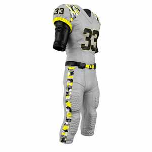 Uniforme de Fútbol Americano Personalizado para Hombre, Uniforme de Fútbol Americano con Logotipo Impreso Digitalmente, TriPro Sports ODM, Tela de Poliéster Transpirable - Product Image 3