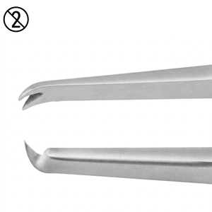 Pinzas de Sutura Snider de 0.12 mm, Instrumento Desechable de un Solo Uso, Pinzas Quirúrgicas Oftálmicas de Acero Inoxidable, Microcirugía de Precisión - Product Image 2