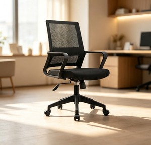 เก้าอี้สำนักงาน AY Office รุ่น EH288-2 ดีไซน์ทันสมัย โครงตาข่าย พนักพิงหลังแข็งแรง ที่วางแขนแบบตายตัว ฐานหมุนได้ ออกแบบตามหลักสรีรศาสตร์ โครงเหล็กสแตนเลส - Product Image 1