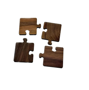 แผ่นรองแก้วไม้คุณภาพสูง ทนความร้อน แผ่นรองหม้อไม้ดีไซน์สร้างสรรค์ - Product Image 1