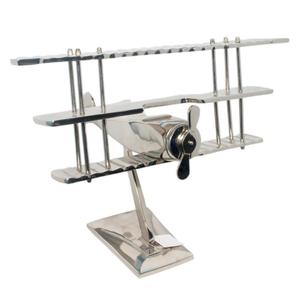 Modelo de Avión Biplano con Diseños Personalizables, Hecho a Mano, Ecológico, Decorativo para Mesa, en Oferta - Product Image 3