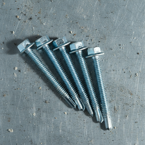 Tornillos Autorroscantes de Cabeza Hexagonal Premium (Métricos/Pulgadas) de Acero al Carbono Galvanizado con Recubrimiento de Zinc Clase 8 de Alta Resistencia a la Corrosión - Product Image 1