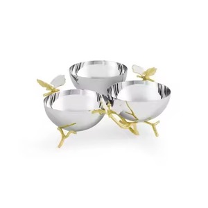 Exclusive Design Metal Dry Fruit Bowl Elegant Snack Dish Decorative Tableware Modern Gift Collection - Product Image 2