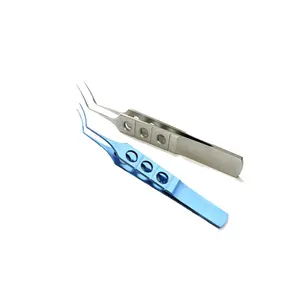 Forceps de sutura cornea para cirugía de Iris, instrumento Oftalmológico de 0,15 Mm, herramientas de oftalmotología, embalaje personalizado